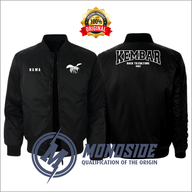 Jaket Bomber/Jaket Motor Custom - XTC KEMBAR TERBARU - Sablon Full Bordir