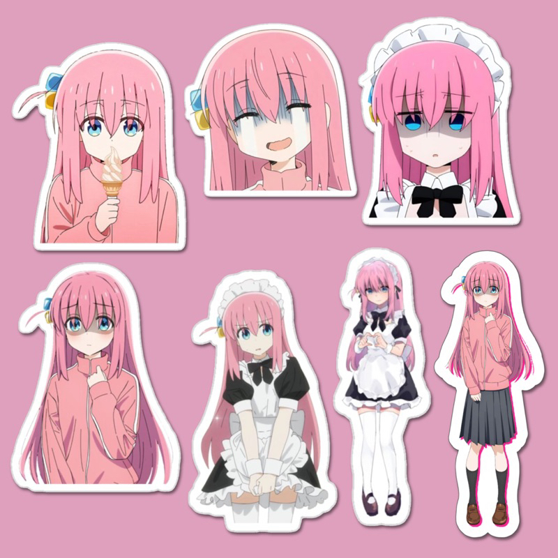 Sticker Anime Bocchi The Rock Hitori gotoh nijika ijichi ryo yamada kita san bochhi chan