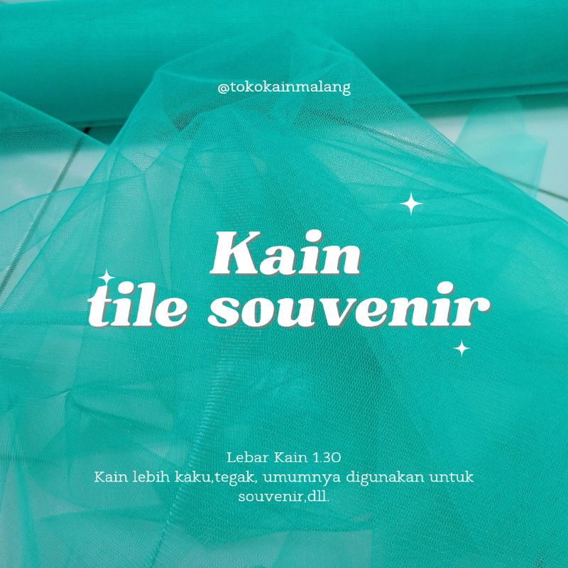 KAIN TILE | TILE POLOS SOUVENIR/TILE KAKU METERAN (HARGA PER ER 1 METER)