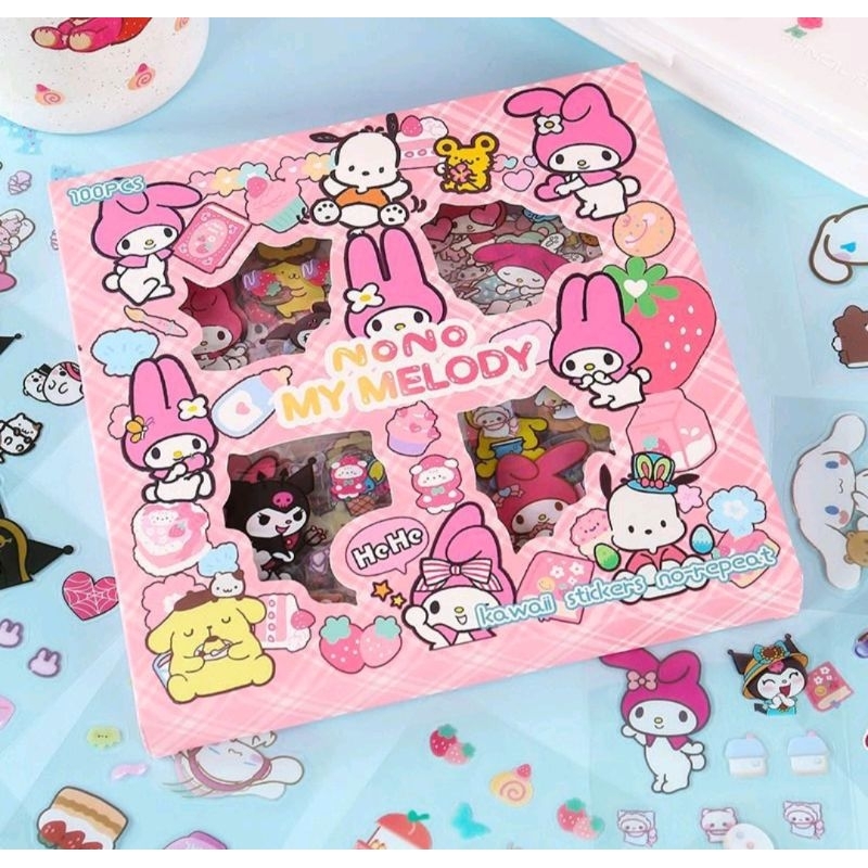 

stiker 2D 4 box prbox isi 100 lembar stiker