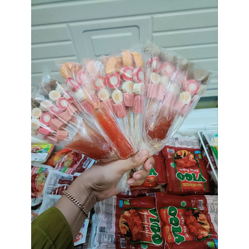 Sate Seafood cedea isi 10 tusuk+bumbu bbq