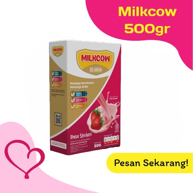

milkcow stroberi 500gr