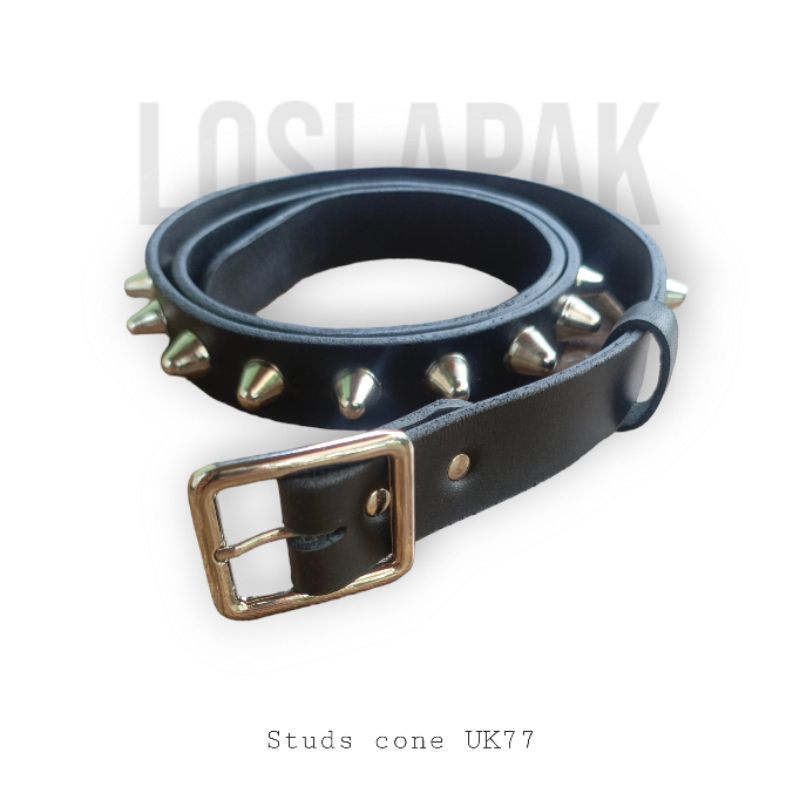 ikat pinggang / belt punk studs  cone Uk 77