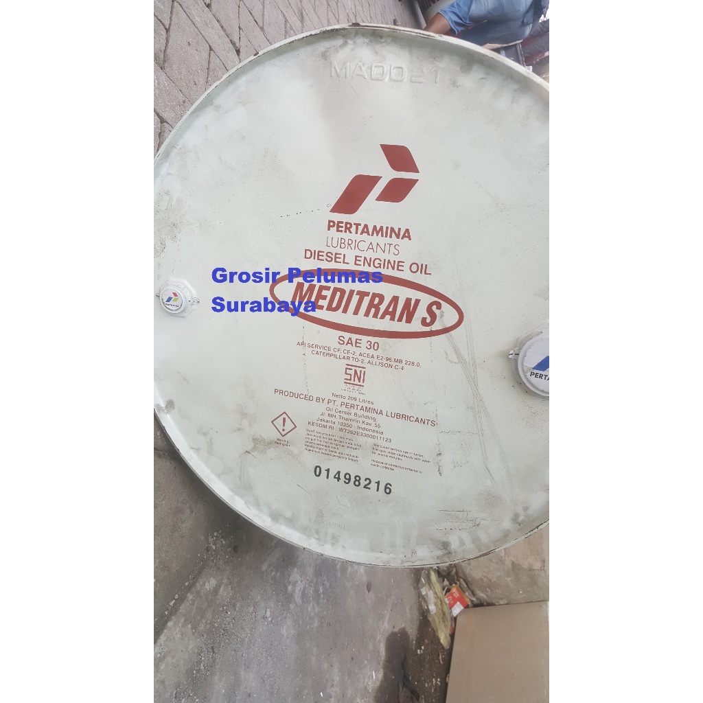 Original Pertamina Meditran S 30 S30 sae 30 diesel engine oil DRUM 209ltr