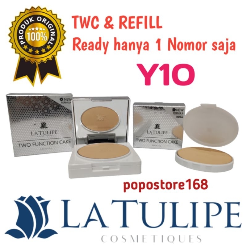 BEDAK LATULIPE PADAT TWO FUNCTION CAKE REFILL Y10/ BEDAK PADAT LATULIPE PADAT/ LA TULIPE BEDAK PADAT
