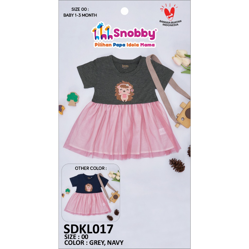 SNOBBY Gaun Dress Elegance Bayi Perempuan Gaun Pesta Baby Girl