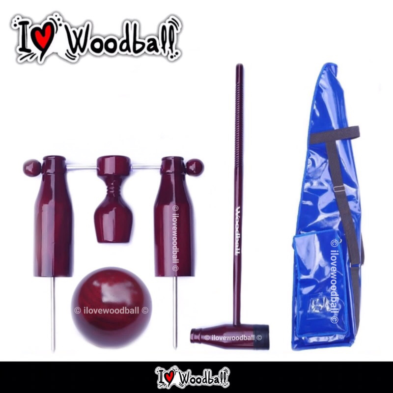 Woodball Set - Mallet Gate Bola Tas - Woodball