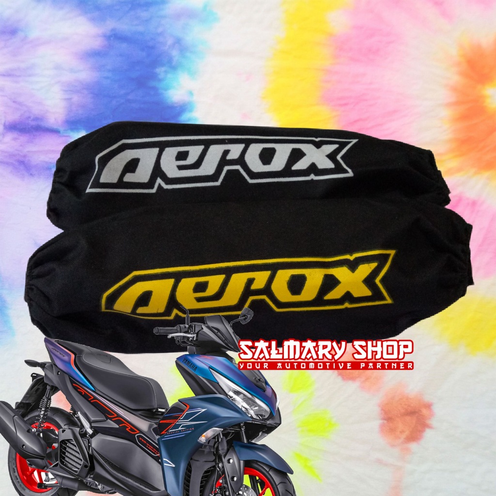 Sarung Shockbreaker AEROX 155 Cover Sokbreker Belakang Pelindung Shok Sepeda Motor Shock YAMAHA AERO