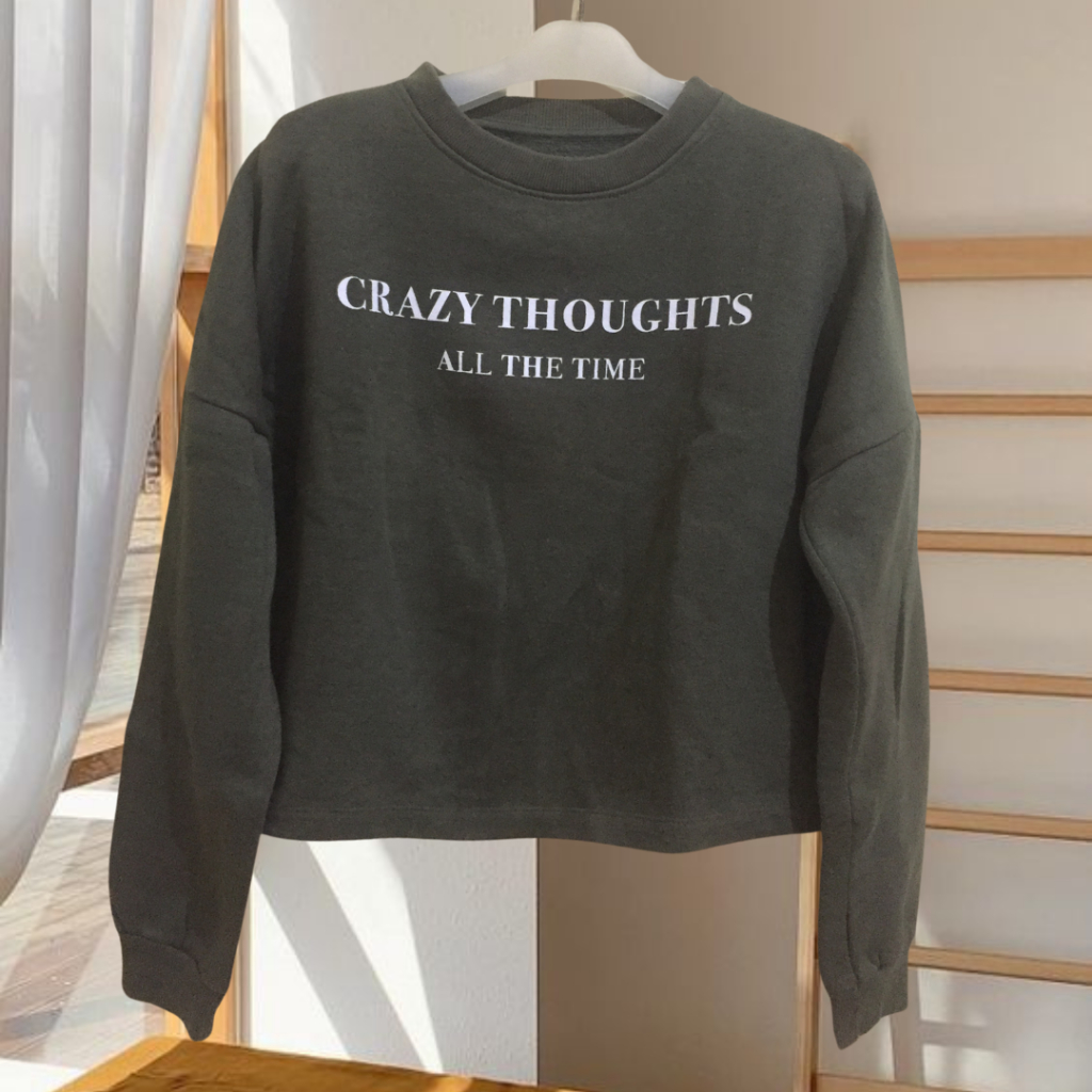 Hoodie Crop army pull&bear