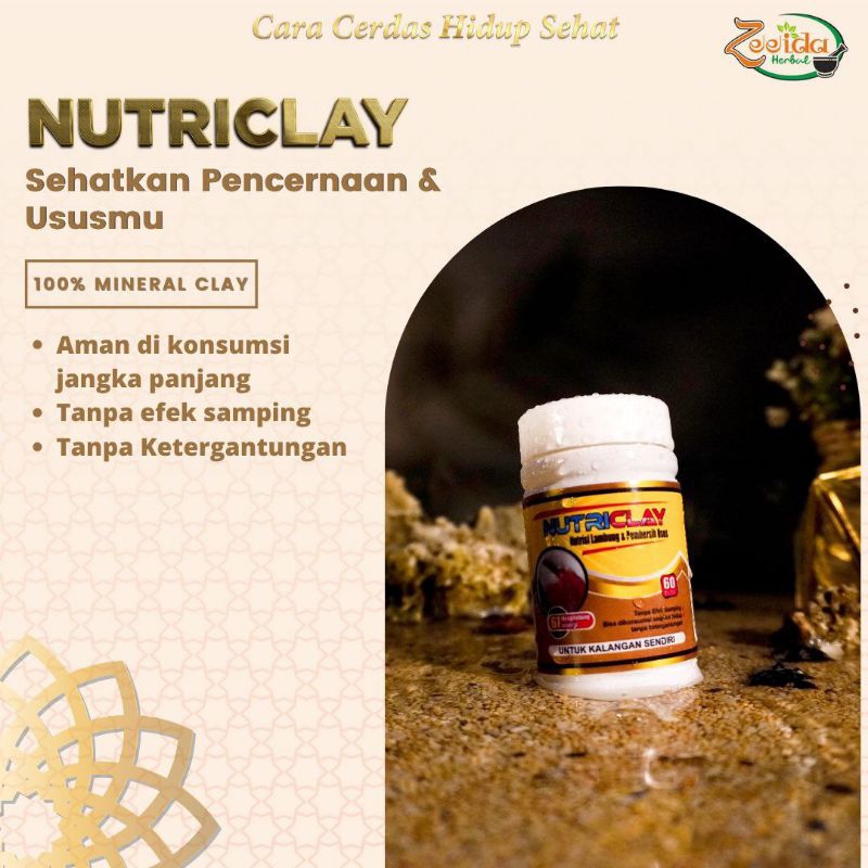 Nutriclay Zeeida kesehatan lambung dan usus