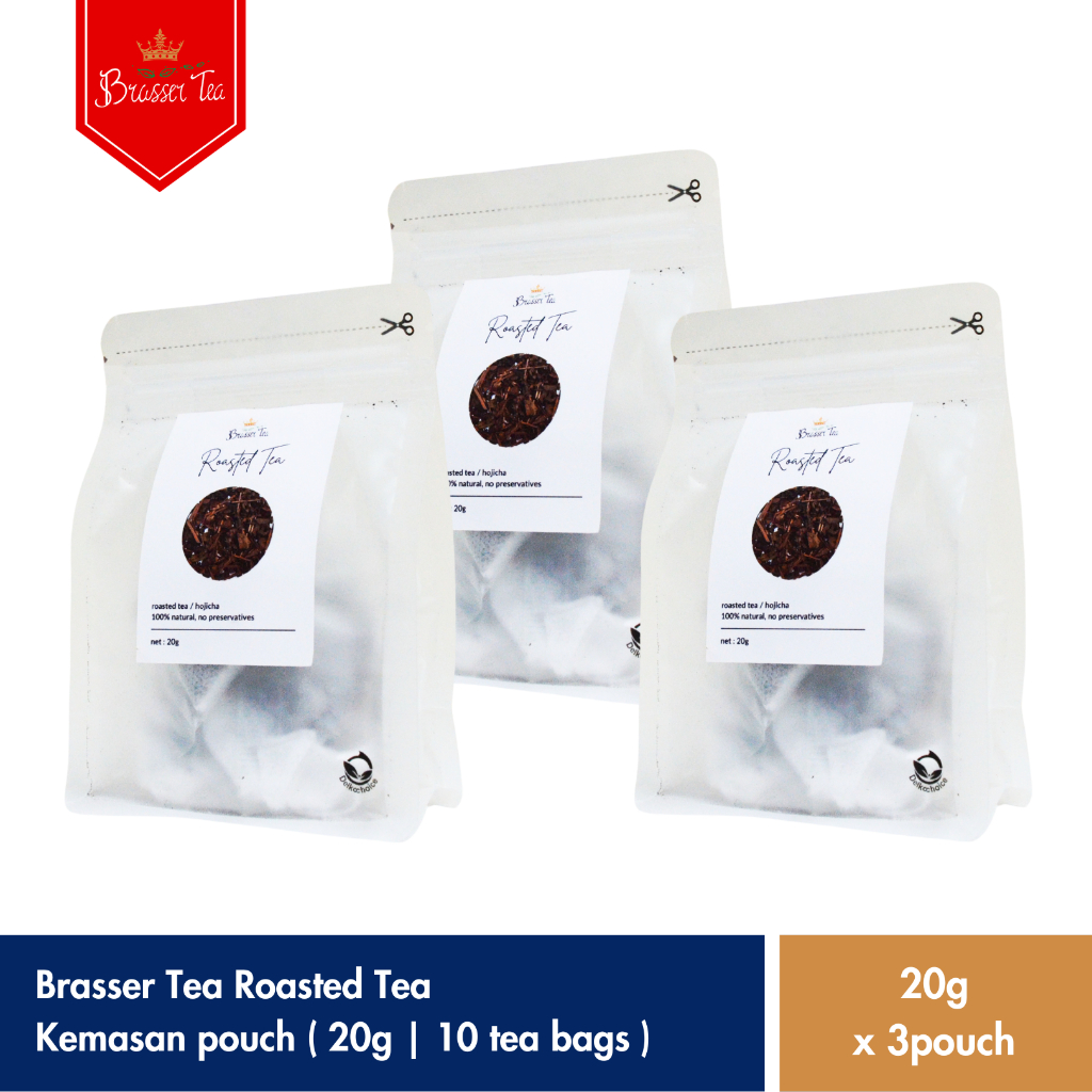 

[ BUNDLING ] Roasted Tea Kemasan Pouch (3x20gr)