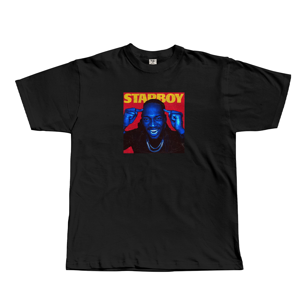 KAOS AMBATUKAM STARBOY HITAM 30S