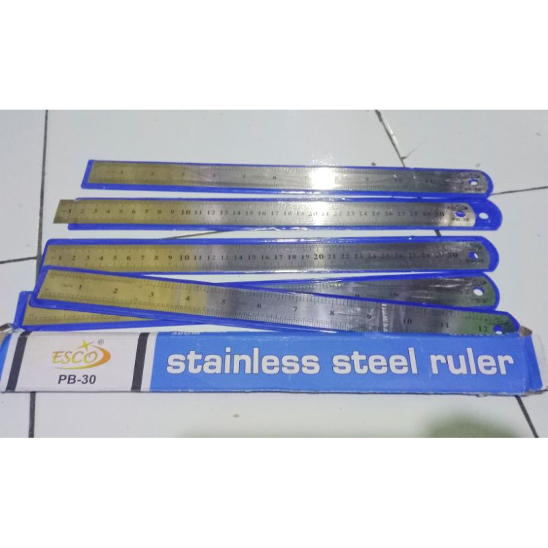 

PENGGARIS BESI Stainless 30 cm awet kuat