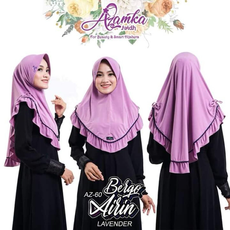 Hijab Instan Airin Bergo Azamka Faidh