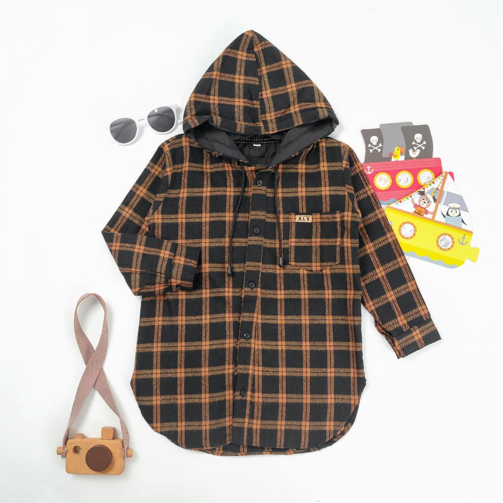 KURTA HOODIE ANAK TANGAN PANJANG 12 ALV.Inc