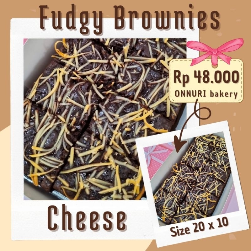 

FUDGY BROWNIES CHEESE 20X10
