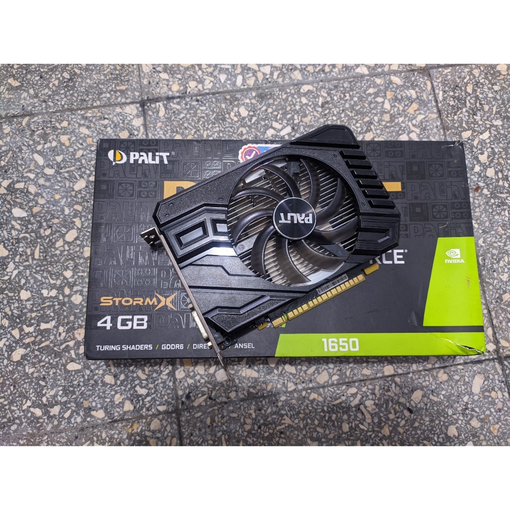 VGA Palit GeForce GTX 1650 Stromx 4GB DDR6 not GTX 1660 ti SUPER GDDR6