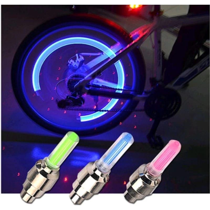 Tutup Pentil Lampu (LED) Menyala 7 Warna