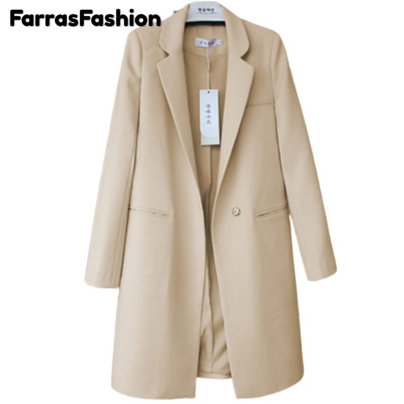 long Coat / long Coat ukuran besar/Long Coat jumbo/blazer panjang jumbo