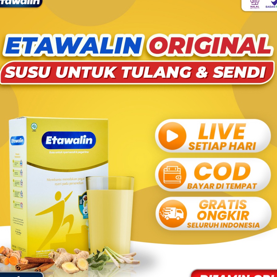 

DISKON ETAWALIN ORIGINAL Susu Kambing Etawa Tingkatkan Kepadatan Tulang Isi 2gram