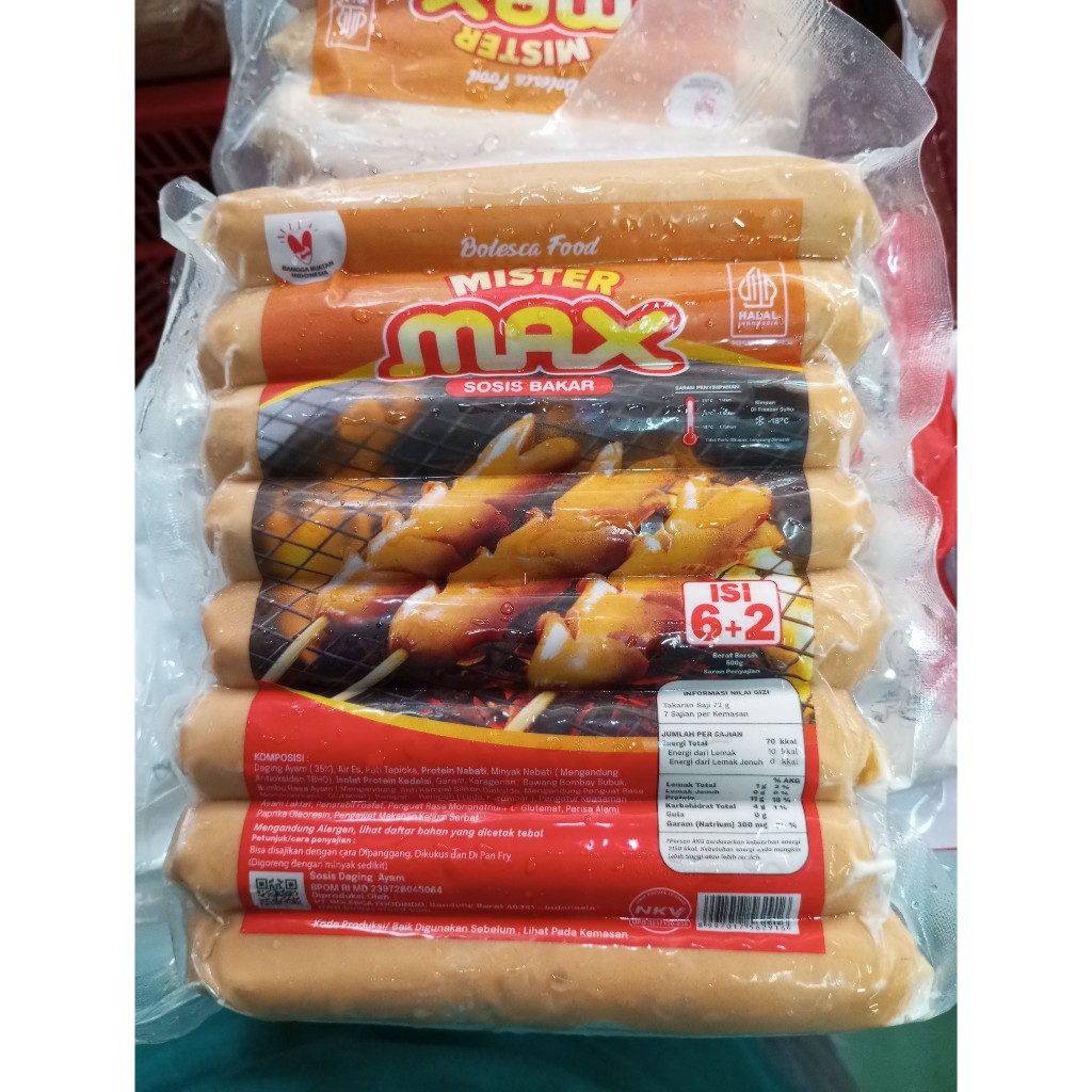 

Sosis Bakar Max Jumbo Isi 8 pcs