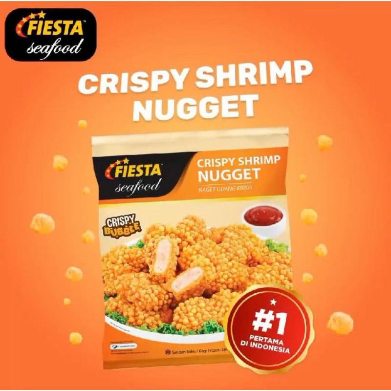 

Fiesta Seafood Nugget Udang Crispy 450 gram