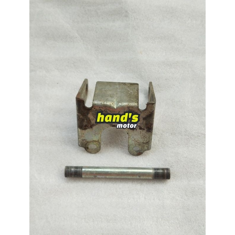 bracket besi engsel jok dan AS set Yamaha Vega R 110 New Vega ZR RR original 3S0