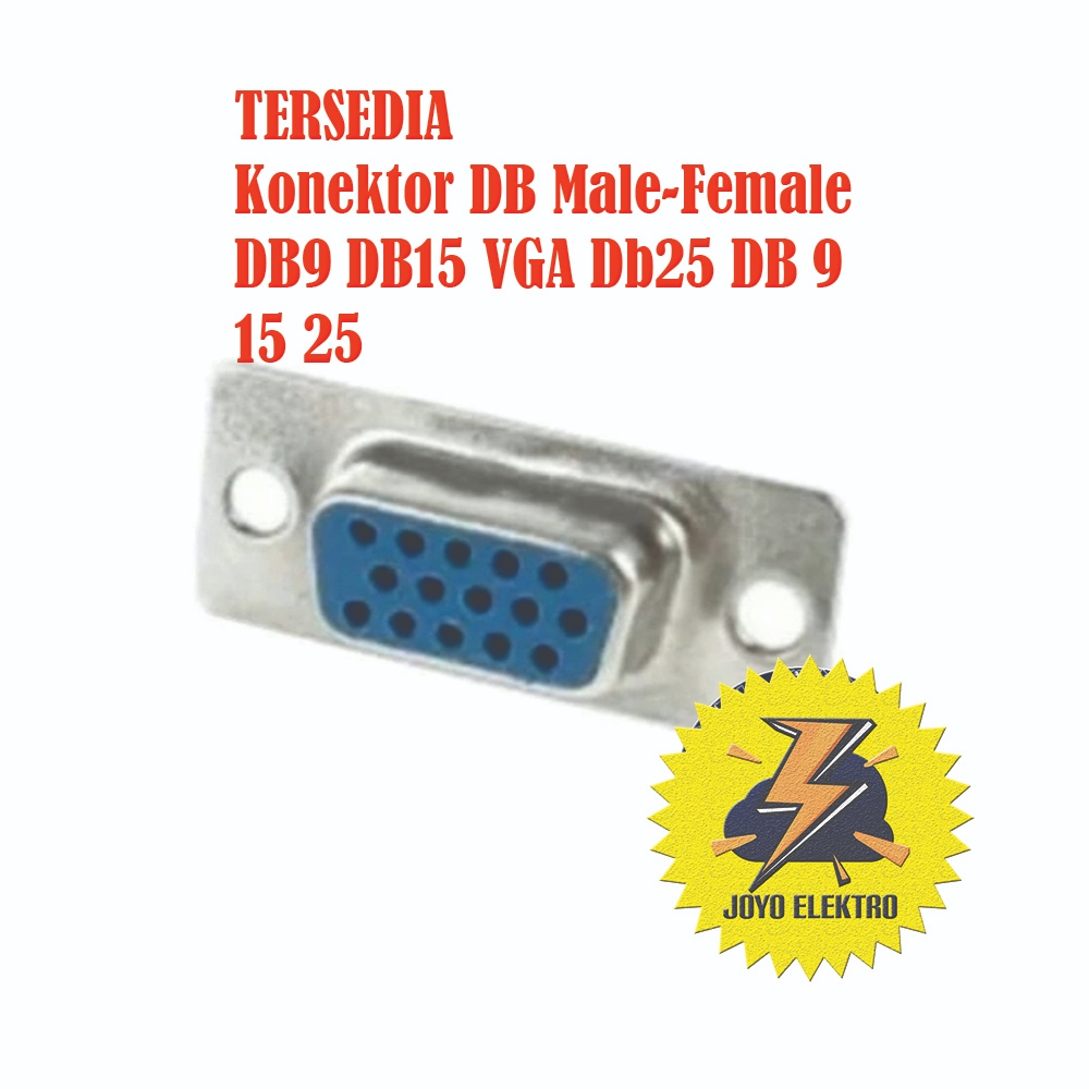 Konektor DB male Female DB9 DB15 VGA Db25 DB 9 15 25 male Female