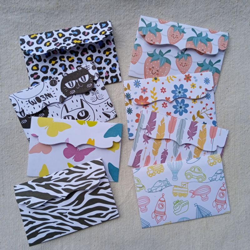 

(8pcs) Amplop mini 6x9cm, amplop kecil, amplop lucu