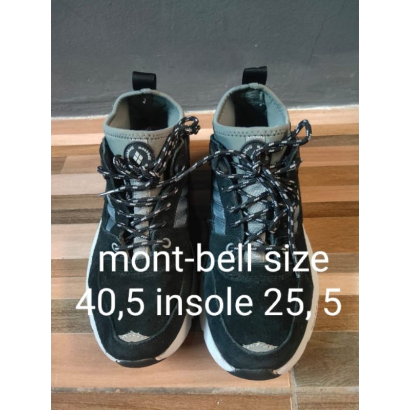 sepatu outdoor montbell