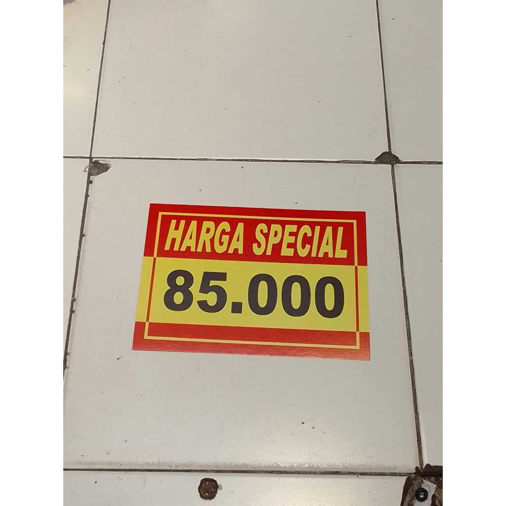 

Kertas Tulisan Harga Bandrol / Kertas Obral Harga Jualan ( HARGA SPESIAL 85.000)