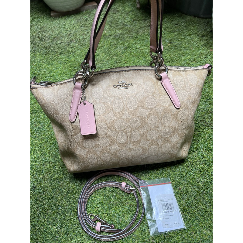 Tas Coach kelsey small light khaki preloved Sale