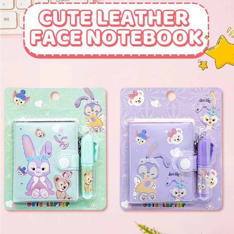 

[KECIL] Buku Diary Kancing Karakter Lucu/Memo+Pen/Buku Pen Mini Imut/Notebook/Memo Diary