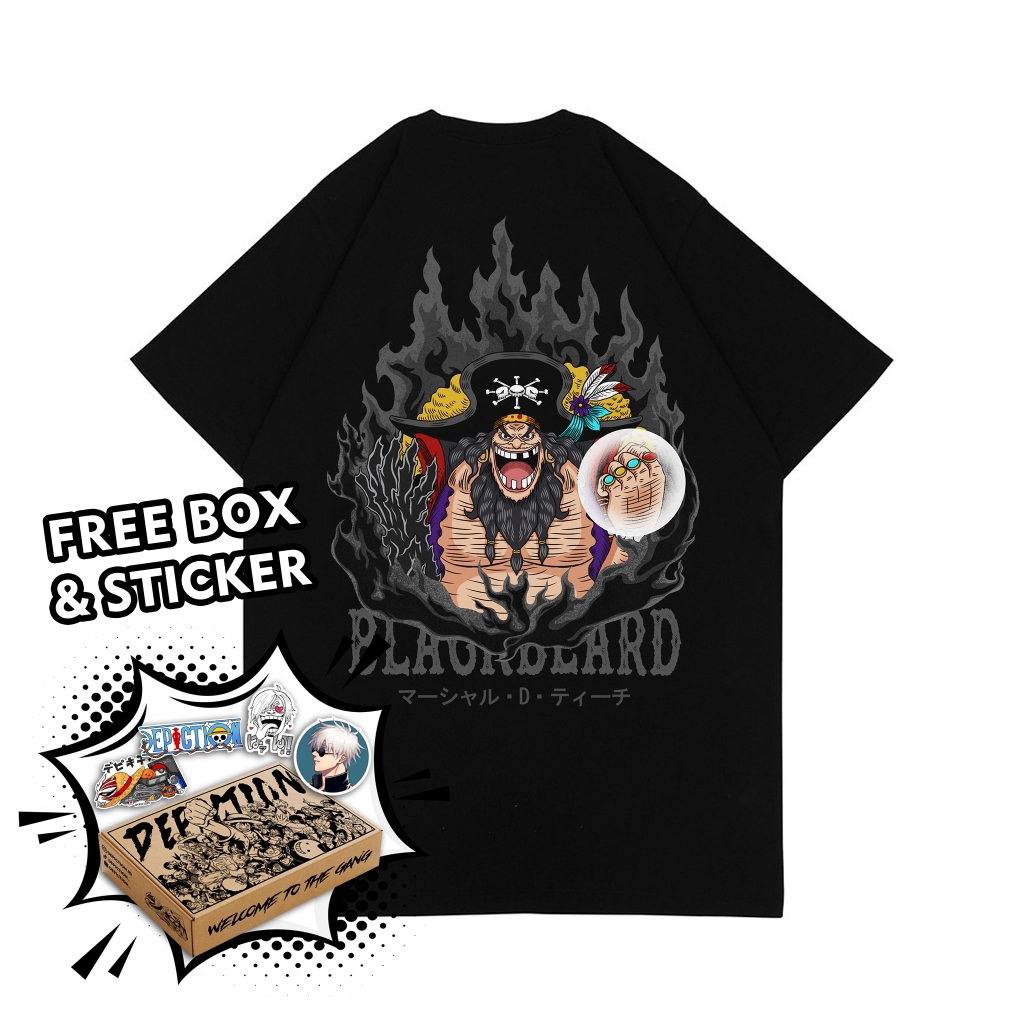 T-SHIRT KAOS ANIME ONE PIECE MARSHALL D TEACH - BLACKBEARD