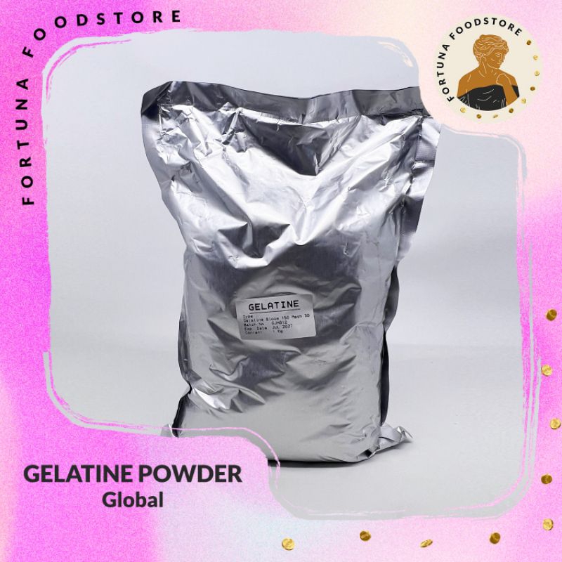 

Global Gelatine Powder Bubuk Gelatin 1kg