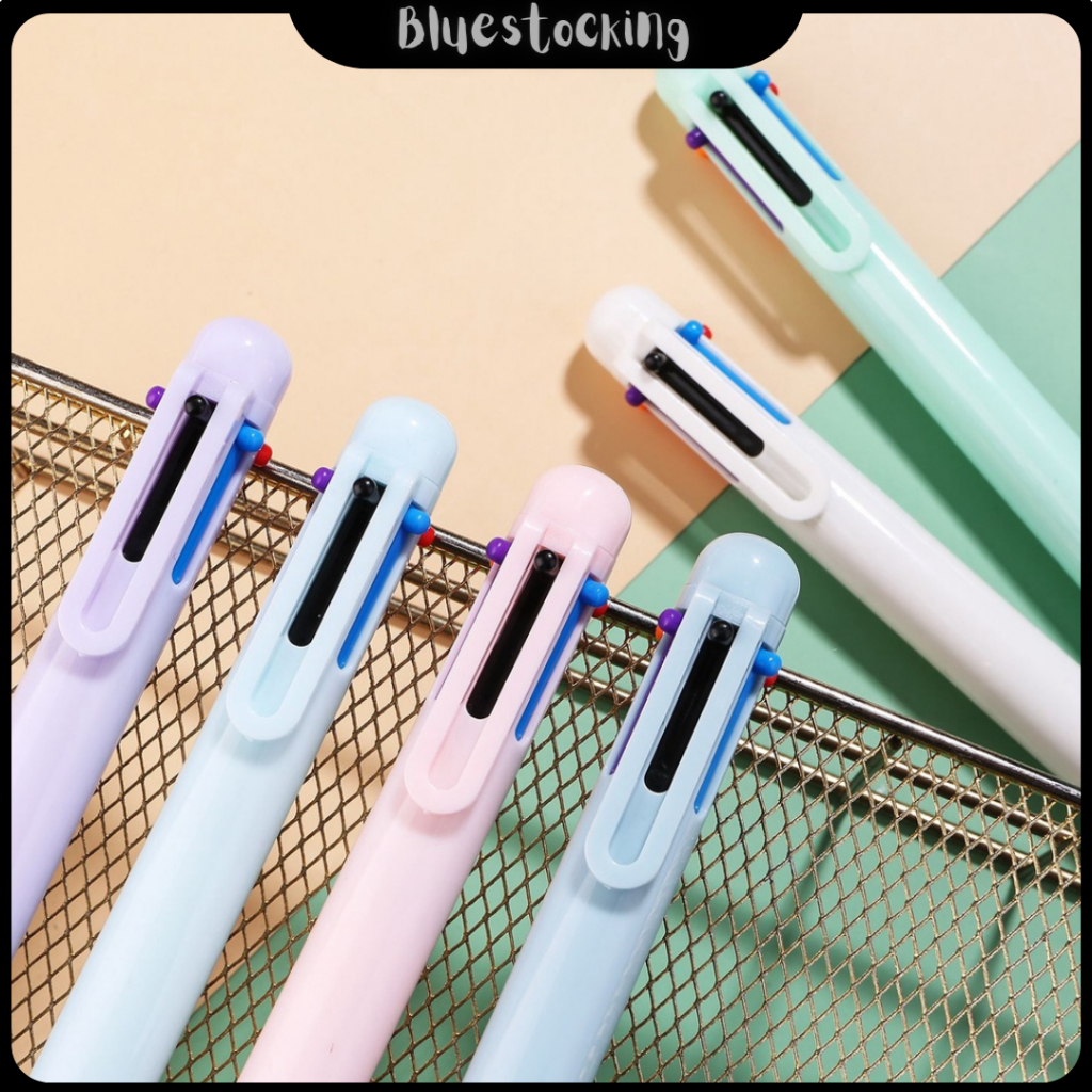 

Enam Warna Pulpen/6 in 1 Warna Pulpen Multicolor Pena Pena Unik Lucu Kawai Murah Ready Stok