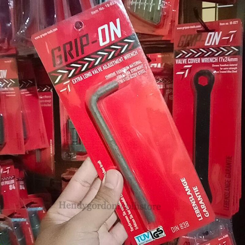 Grip On Kunci L stel klep Panjang / Kunci stel klep Motor