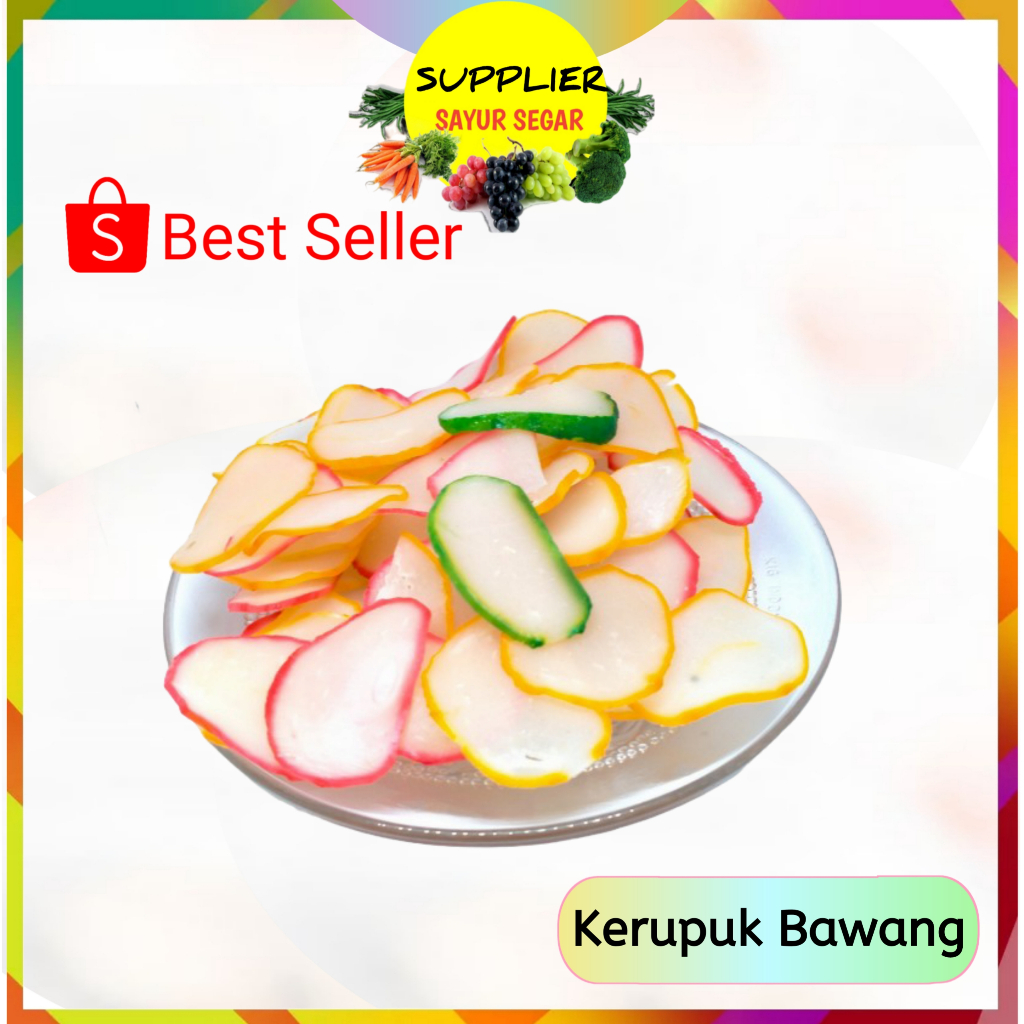 

Kerupuk Kemplang Bawang 250 Gram - Palembang