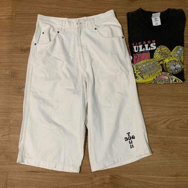 DOG TOWN BAGGY PANTS - CELANA JEANS DOGTOWN - CELANA HIP HOP - JORTS Y2K - CELANA SKATEBOARD - FUBU 