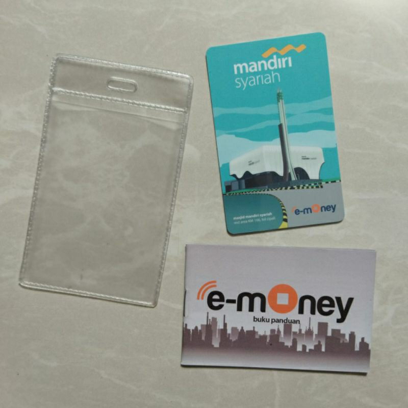 Kartu Uang Elektronik Mandiri e-money edisi langka Masjid Mandiri Syariah KM 166 Tol Cipali