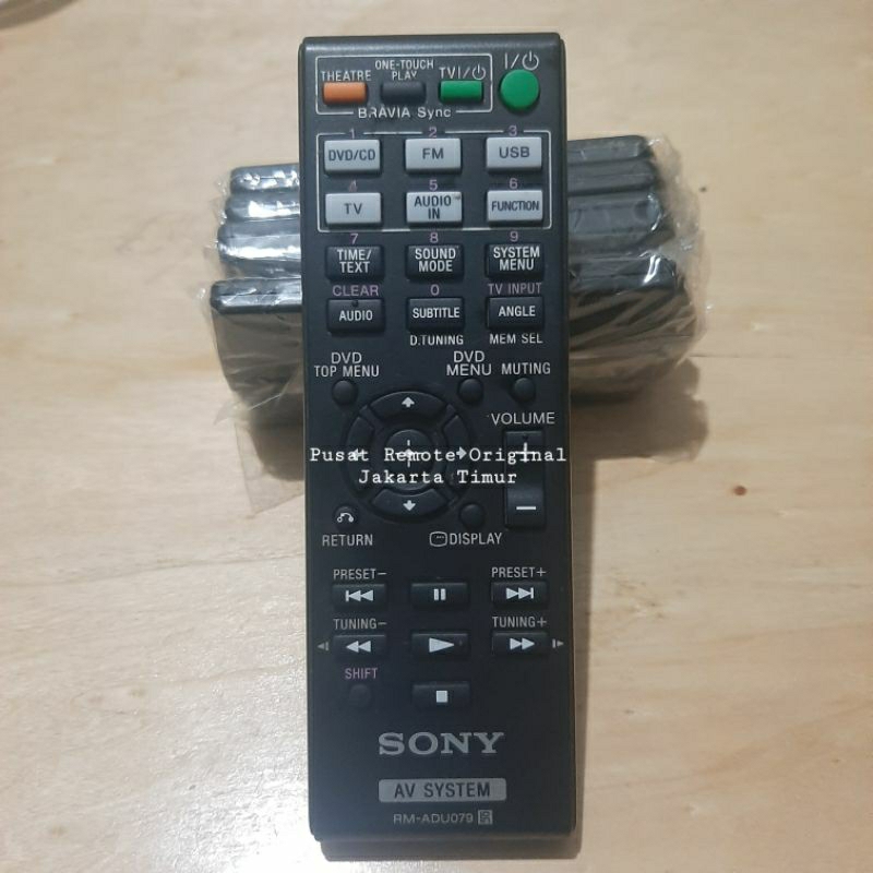 REMOTE REMOT DVD SONY HOME THEATER RM-ADU079 ORIGINAL