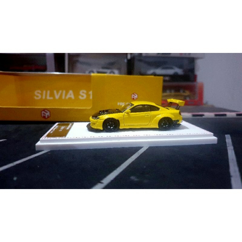 Diecast Focal Horizon Nissan Silvia S15 Yellow