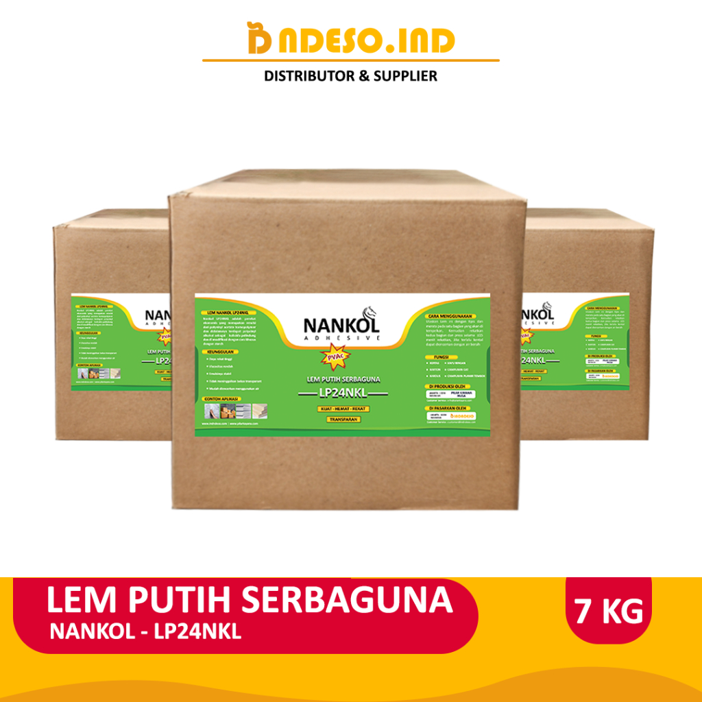 

Lem Putih Serbaguna Nankol - 7KG