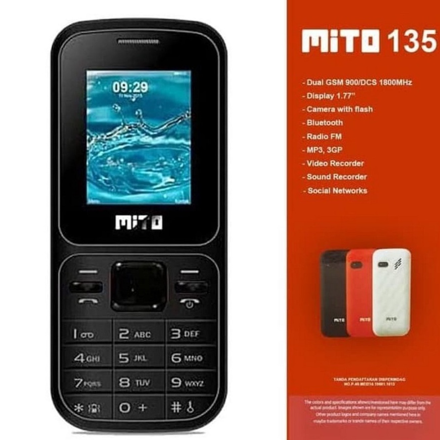 Harga termurah Hp Mito 135 Promo Murah Cuci Gudang BUKAN SMARTPHONE BUKAN ANDROID GIS