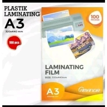 

(PAK) Plastik Laminating Amanda A3 100 Micron