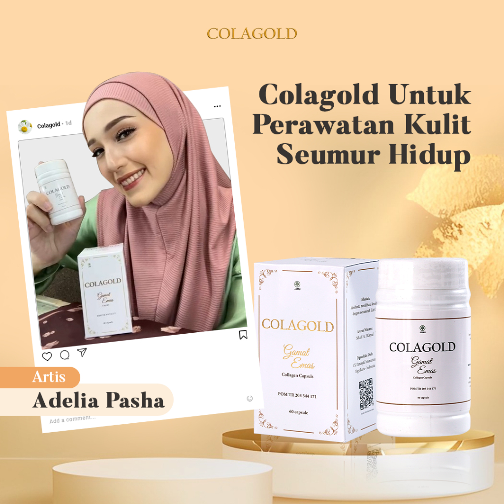 Colagold Colagen Gamat Emas Original BPOm Bonus Guasha I Sabun Colagold I Serum Flamora I Teh Jati Telang I Serum DNA Salmon I Susu Colagold I Gamat Emas Original I Suplemen Colagold Kapsul Batu Guasha Alat Pijat Wajah I Menyamarkan Flek Hitam