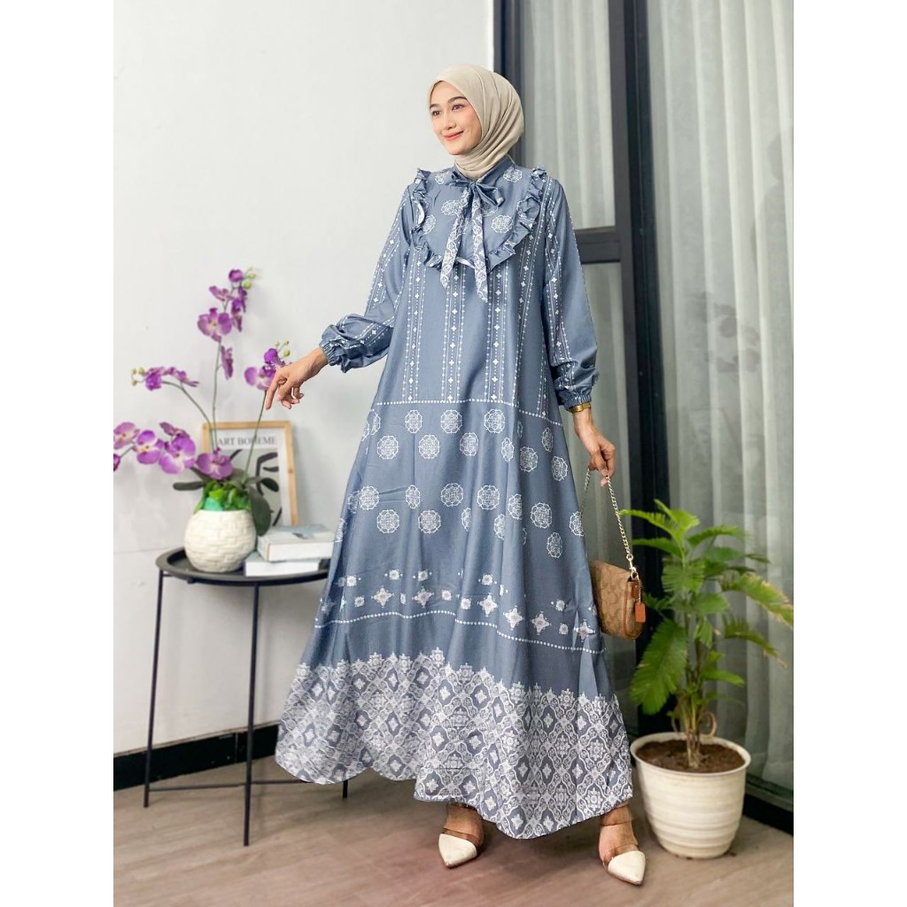 Gamis Gamis Lionel Richie | Gamis Bahan lionel richie premium | Gamis Kondangan Casual | Gamis Lebar