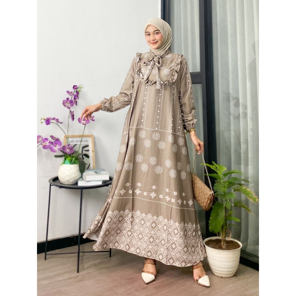 Gamis Gamis Lionel Richie | Gamis Bahan lionel richie premium | Gamis Kondangan Casual | Gamis Lebar