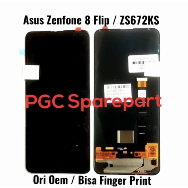 Original Bisa Fingerprint - LCD Touchscreen AS Zenfone 8 Flip / ZS672KS / i004D (BUKAN ZENFONE 8)