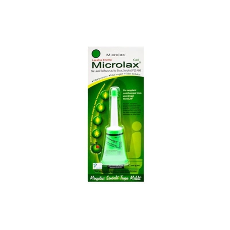 microlax enema supp 1 x 5ml 1x5 5 ml / tube pelancar BAB sembelit